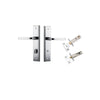 Iver Annecy Door Lever Handle On Stepped Backplate - primehardware