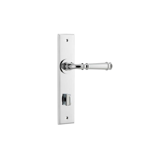 Iver Verona Door Lever Handle On Chamfered Backplate - primehardware