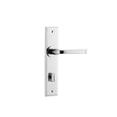 Iver Annecy Door Lever Handle On Chamfered Backplate - primehardware