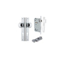 Iver Paddington Door Knob On Rectangular Backplate - primehardware