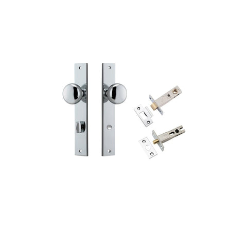 Iver Cambridge Door Knob On Rectangular Backplate - primehardware