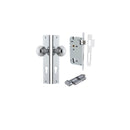Iver Guildford Door Knob On Rectangular Backplate - primehardware