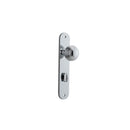 Iver Guildford Door Knob On Oval Backplate - primehardware