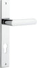Iver Osaka Door Lever Handle On Rectangular Backplate - primehardware