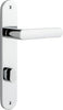 Iver Osaka Door Lever Handle On Oval Backplate - primehardware