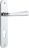 Iver Copenhagen Door Lever Handle On Oval Backplate