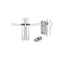 Iver Copenhagen Door Lever Handle On Oval Backplate - primehardware