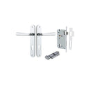 Iver Copenhagen Door Lever Handle On Oval Backplate - primehardware