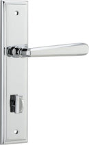 Iver Copenhagen Door Lever Handle On Stepped Backplate - primehardware