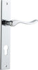 Iver Stirling Door Lever Handle On Rectangular Backplate - primehardware