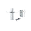 Iver Stirling Door Lever Handle On Rectangular Backplate - primehardware
