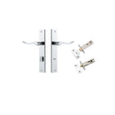 Iver Stirling Door Lever Handle On Rectangular Backplate - primehardware