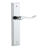 Iver Stirling Door Lever Handle On Stepped Backplate - primehardware