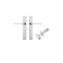 Iver Baltimore Door Lever Handle On Rectangular Backplate - primehardware