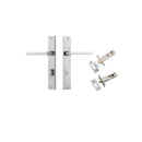 Iver Baltimore Door Lever Handle On Rectangular Backplate - primehardware
