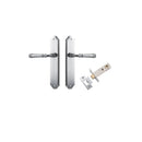 Iver Verona Door Lever Handle On Shouldered Backplate - primehardware