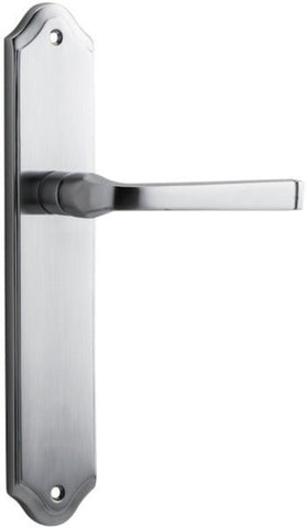 Iver Annecy Door Lever Handle On Shouldered Backplate - primehardware
