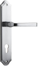 Iver Annecy Door Lever Handle On Shouldered Backplate - primehardware