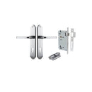 Iver Annecy Door Lever Handle On Shouldered Backplate - primehardware