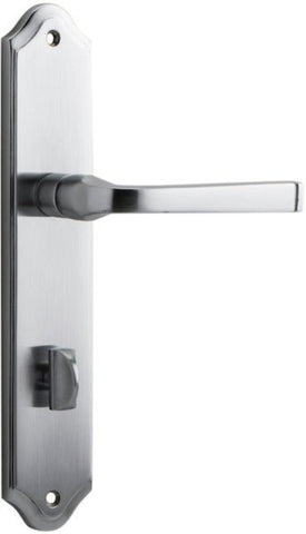 Iver Annecy Door Lever Handle On Shouldered Backplate - primehardware
