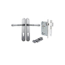 Iver Verona Door Lever Handle On Oval Backplate - primehardware