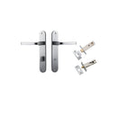 Iver Annecy Door Lever Handle On Oval Backplate - primehardware