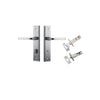 Iver Annecy Door Lever Handle On Stepped Backplate - primehardware