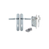 Iver Brunswick Door Lever Handle On Oval Backplate - primehardware