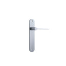 Iver Como Door Lever Handle On Oval Backplate - primehardware