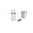 Iver Bronte Door Lever Handle On Chamfered Backplate - primehardware