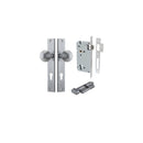 Iver Guildford Door Knob On Rectangular Backplate - primehardware