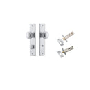 Iver Paddington Door Knob On Chamfered Backplate - primehardware