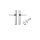 Iver Osaka Door Lever Handle On Rectangular Backplate - primehardware