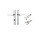 Iver Osaka Door Lever Handle On Rectangular Backplate - primehardware