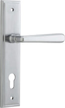Iver Copenhagen Door Lever Handle On Stepped Backplate