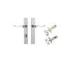 Iver Stirling Door Lever Handle On Rectangular Backplate
