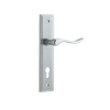 Iver Stirling Door Lever Handle On Stepped Backplate - primehardware