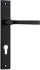 Iver Annecy Door Lever Handle On Rectangular Backplate - primehardware