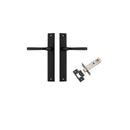 Iver Annecy Door Lever Handle On Rectangular Backplate - primehardware