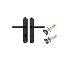 Iver Verona Door Lever Handle On Shouldered Backplate - primehardware
