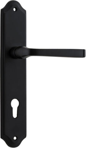 Iver Annecy Door Lever Handle On Shouldered Backplate - primehardware