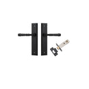 Iver Verona Door Lever Handle On Stepped Backplate - primehardware