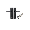 Iver Annecy Door Lever Handle On Stepped Backplate - primehardware