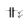 Iver Como Door Lever Handle On Rectangular Backplate - primehardware