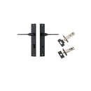 Iver Como Door Lever Handle On Rectangular Backplate - primehardware