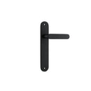 Iver Bronte Door Lever Handle On Oval Backplate - primehardware
