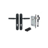 Iver Brunswick Door Lever Handle On Oval Backplate - primehardware