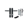 Iver Brunswick Door Lever Handle On Oval Backplate - primehardware
