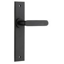 Iver Bronte Door Lever Handle On Chamfered Backplate - primehardware