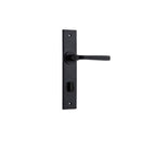 Iver Annecy Door Lever Handle On Chamfered Backplate - primehardware